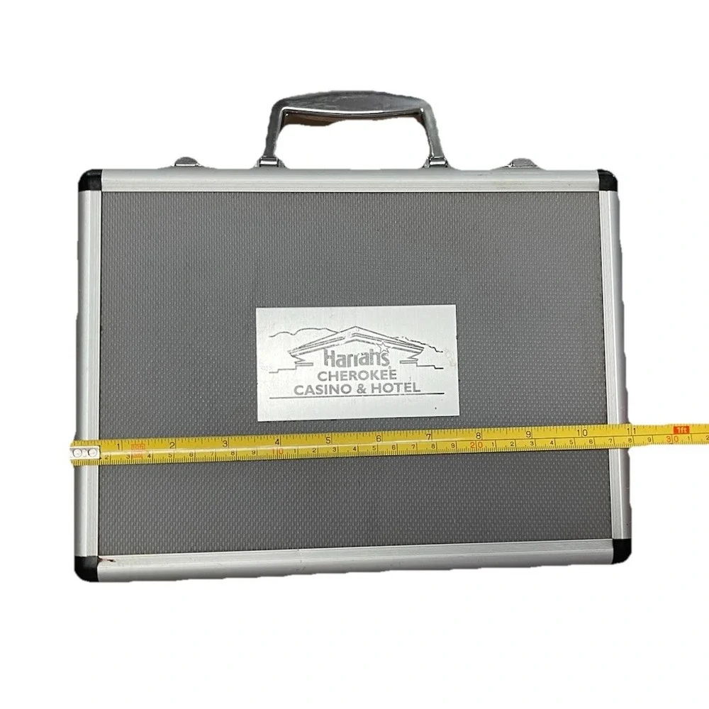 Tool Set in Hard Aluminum Briefcase w/ Harrah's Cherokee‎ Casino & Hotel Plaque